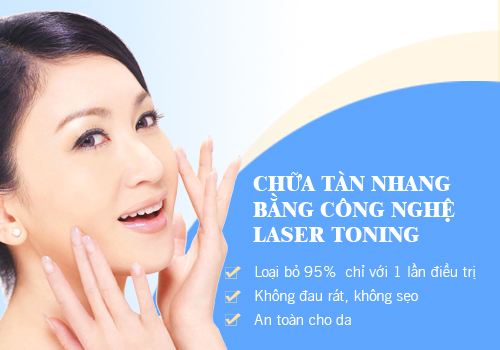 điều trị tàn nhang bằng công nghệ Laser có an toàn 