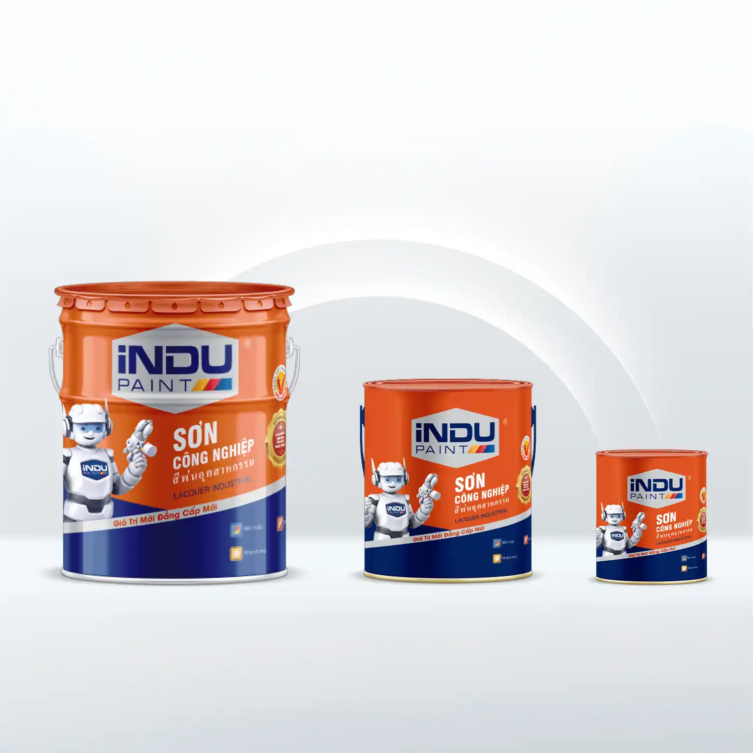 Ưu điểm vượt trội của sơn công nghiệp Indu 