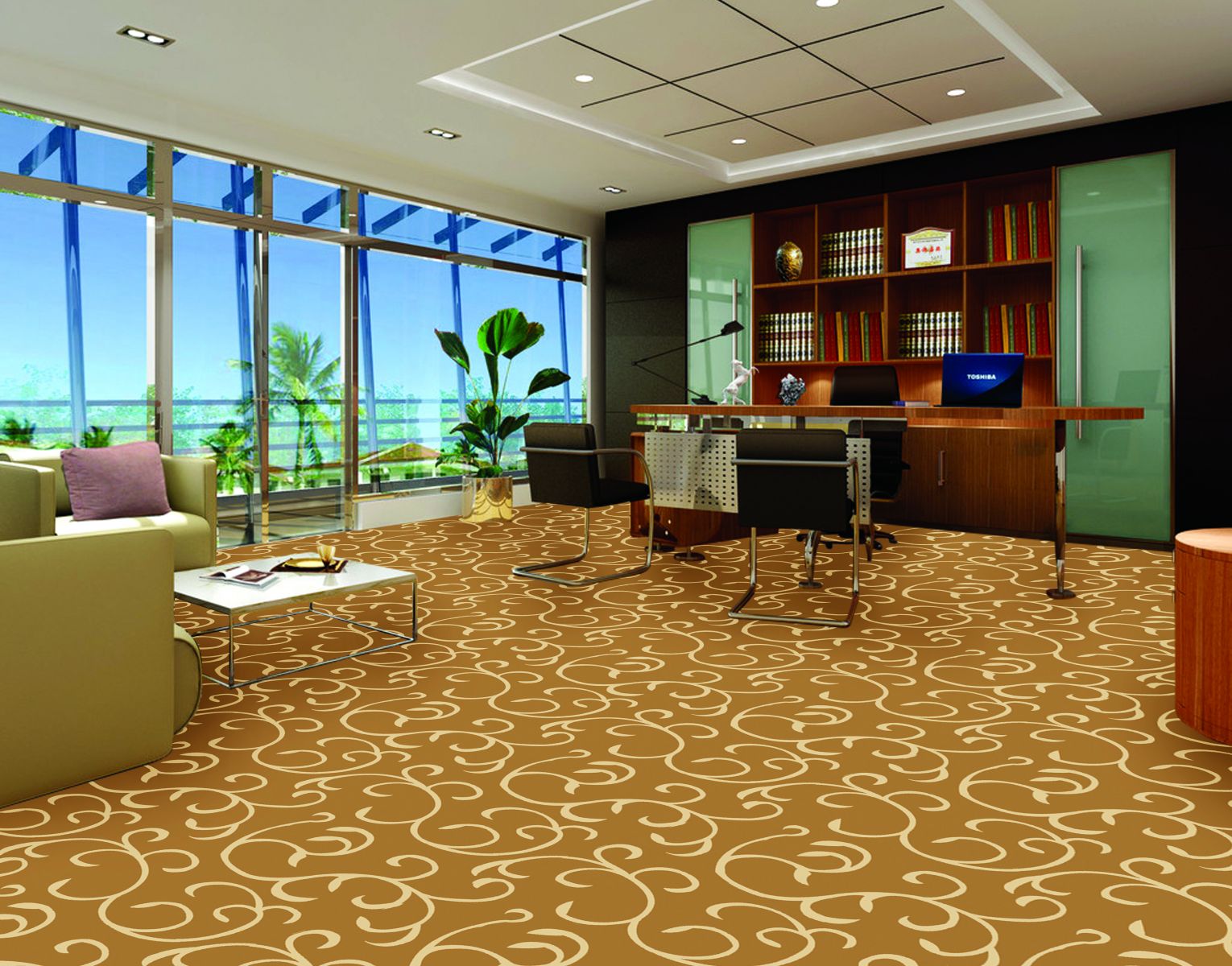 Thảm nỉ trải sàn văn phòng là gì?