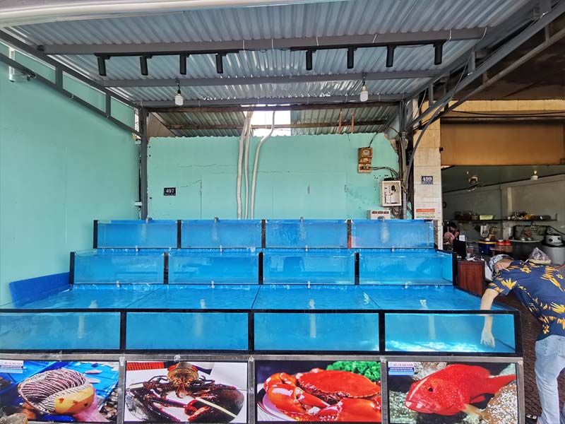 Bể hải sản tầng