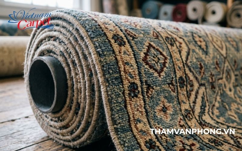 Đừng bỏ qua cấu tạo của đế thảm cuộn hoa văn hà nội