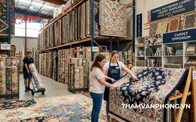 Chọn đơn vị cung cấp thảm cuộn hoa văn uy tín sẽ giúp tiết kiệm nhiều chi phí về sauChọn đơn vị cung cấp thảm cuộn hoa văn uy tín sẽ giúp tiết kiệm nhiều chi phí về sau