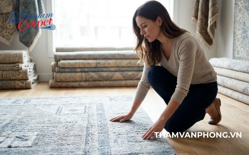 Kinh nghiệm chọn thảm len dệt tay nhập khẩu phù hợp