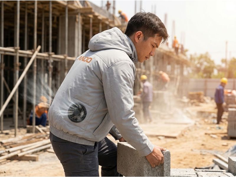 áo điều hòa chống nóng cho người lao động