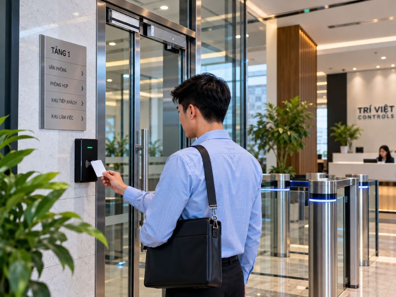 Hệ thống kiểm soát ra vào tòa nhà